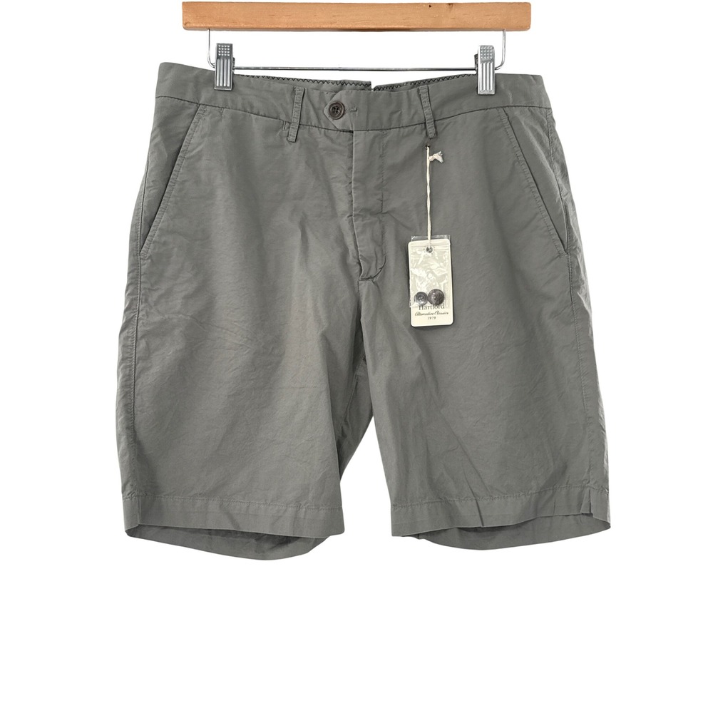Hartford Shorts Women 48 Grey Bobby Woven Alternative Classics Cotton Chino